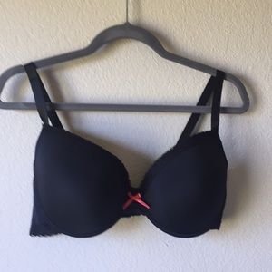 Black underwire, padded bra. NWOT